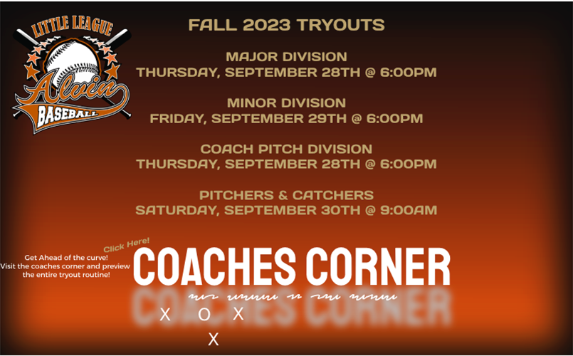 Fall 2023 Tryouts