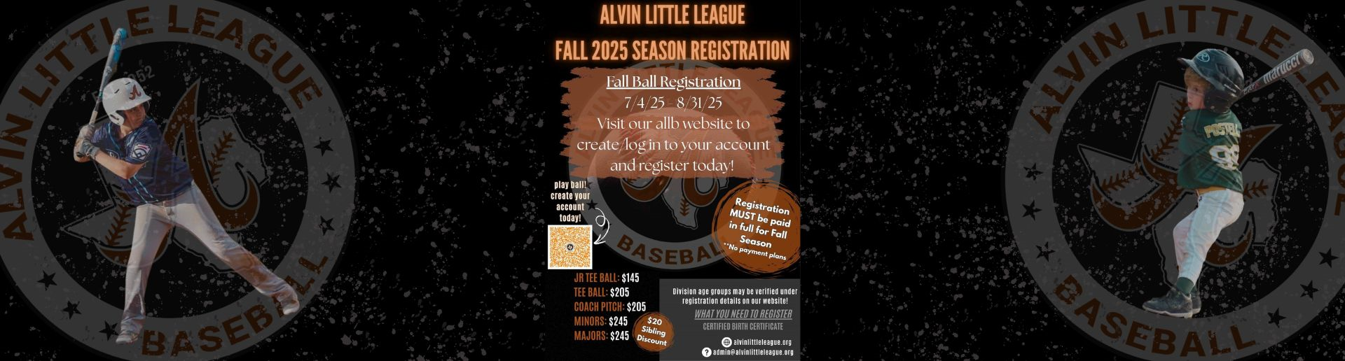 Fall 2025 Registration